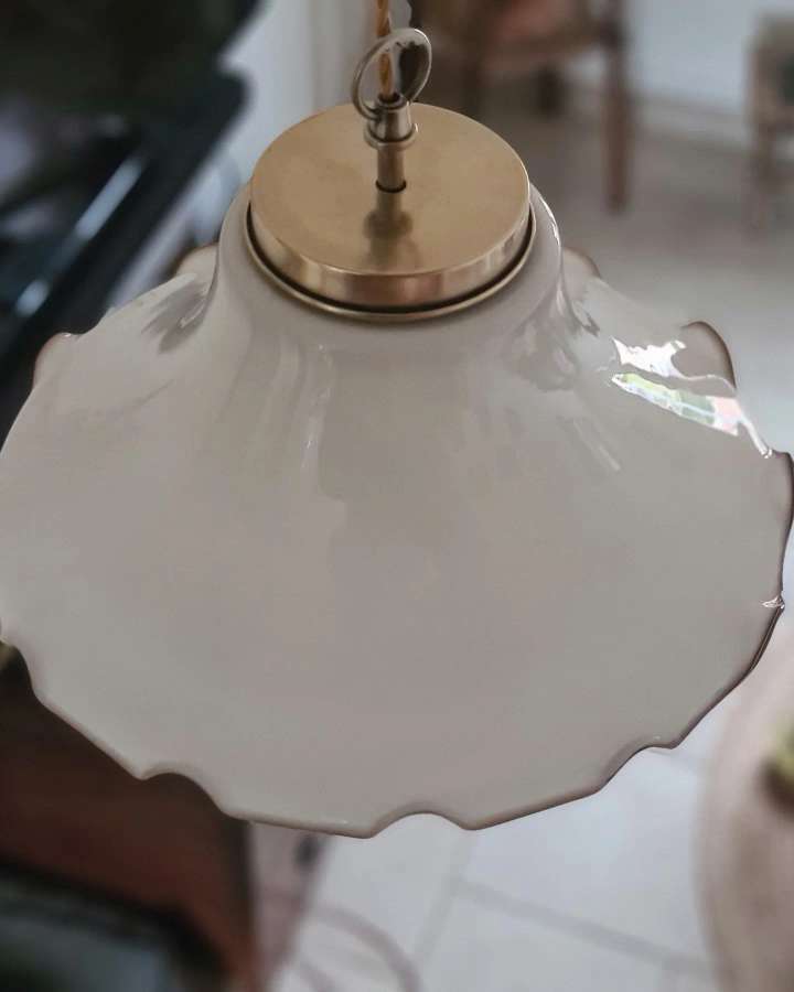 Suspension corolle opaline