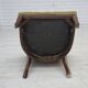 1950s, Danish easy chair, furniture velour, furniture mesh, oak wood.