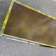 Vintage 70s TV cabinet Hi-Fi brass smoked glass on wheels Hollywood Reg