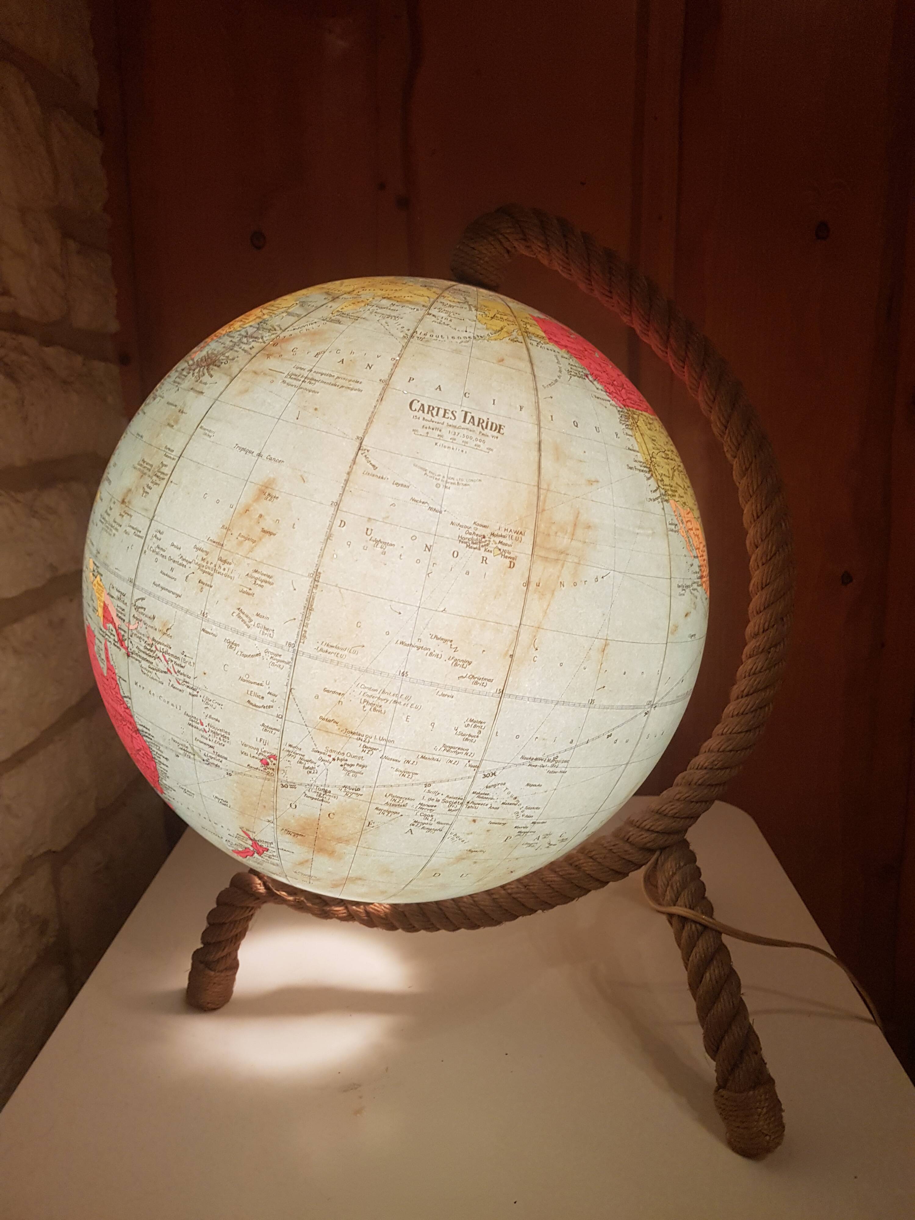 Mappemonde Cartes Taride Paris