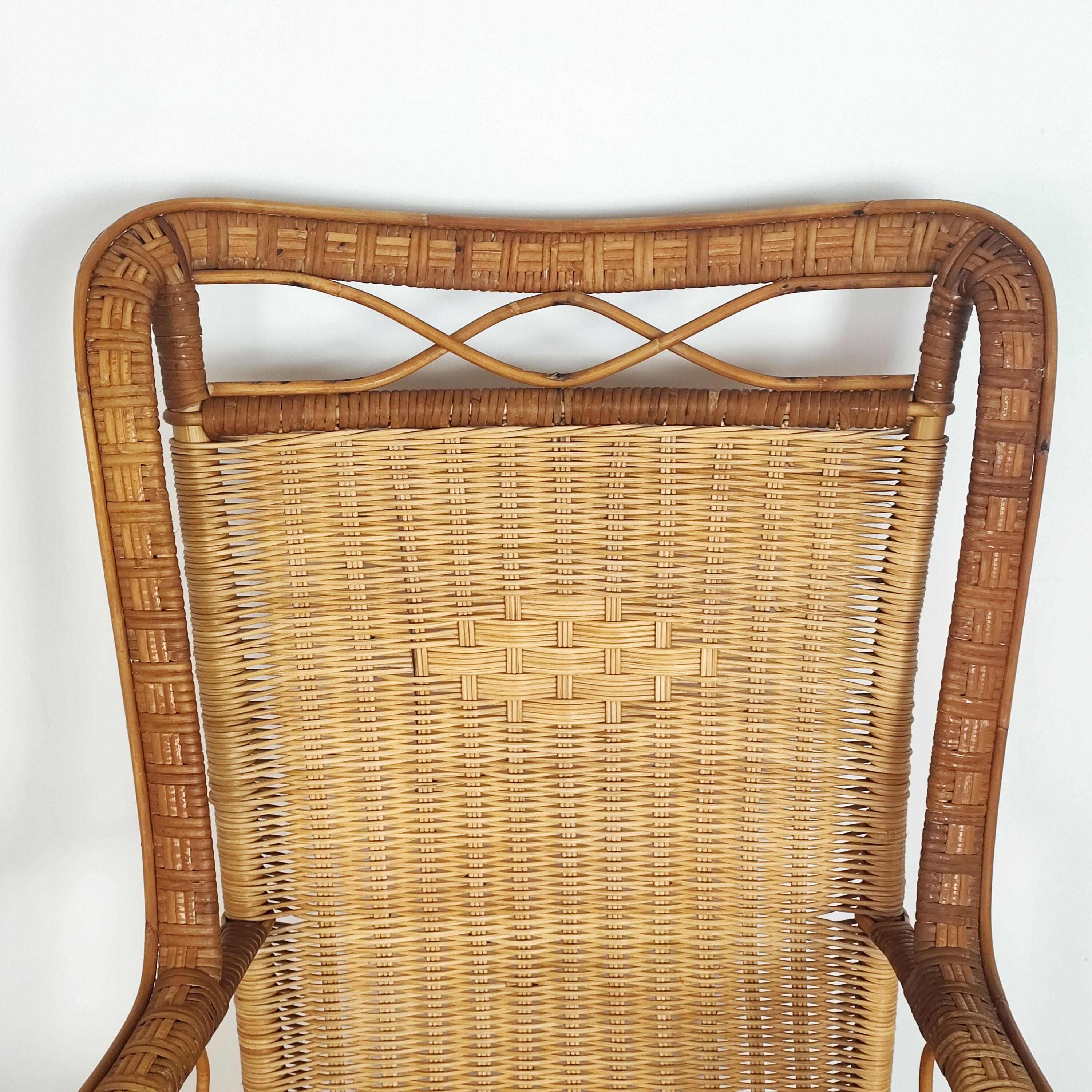 Rattan armchair