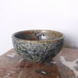 Empty pocket bowl in stoneware signed CG