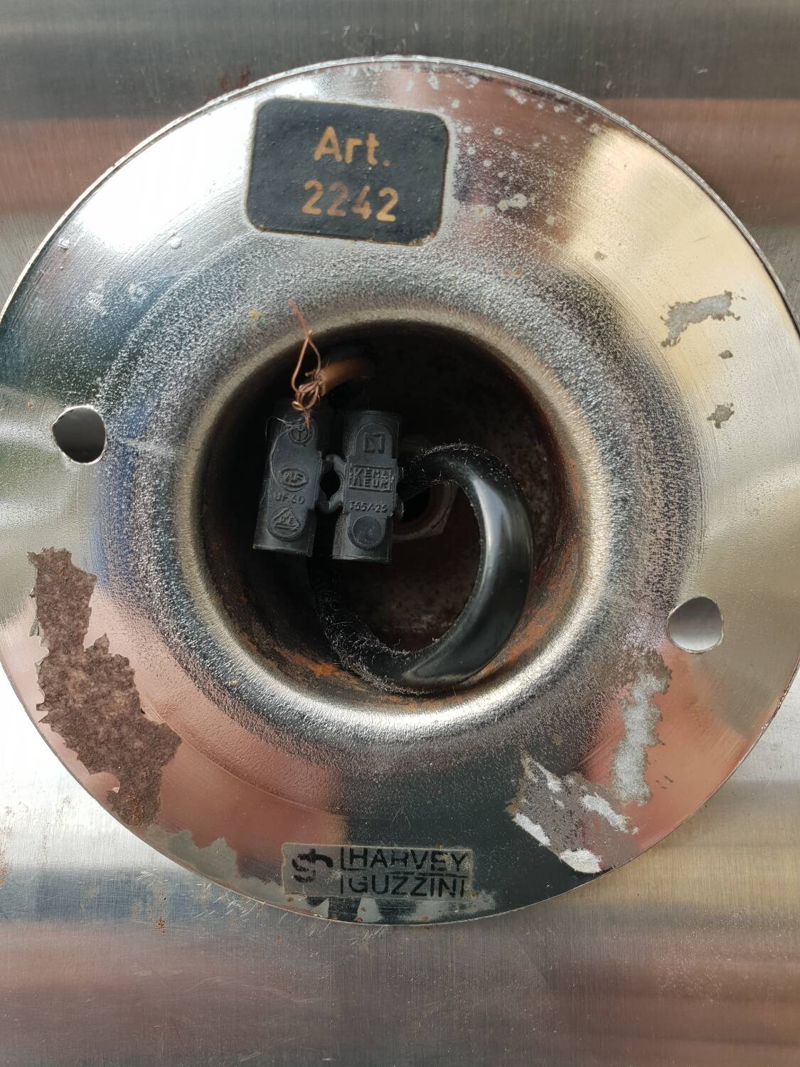 Wall lamp by Harvey Guzzini 1970