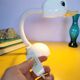 Flexible ceramic duck lamp, 1968