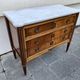 Louis XVI style solid wood chest of drawers, 3 drawers, second half of the twentieth century