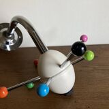 Sputnik coat rack, 1980s, Memphis colors