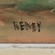 Large Painting “The Mill”, signed Reney – Part 1 of the 20th century