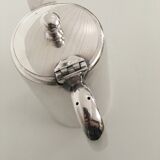 Silver metal coffee maker