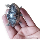 Ancienne salière en argent 800