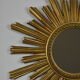 Vintage golden sun mirror 58cm