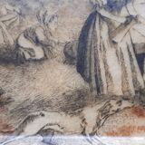 Fiberglass top with grey canvas pattern