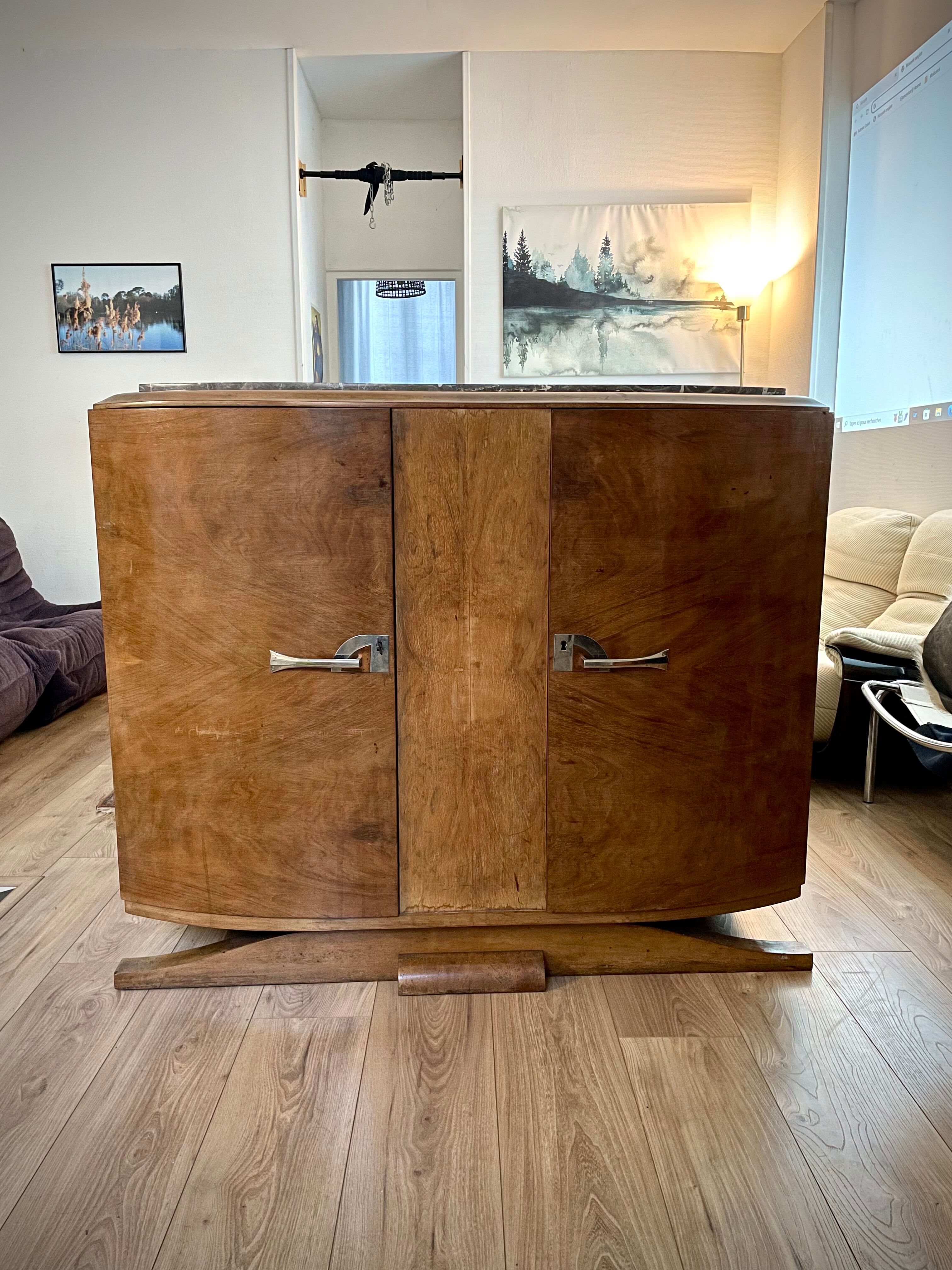 Buffet art deco marble tray