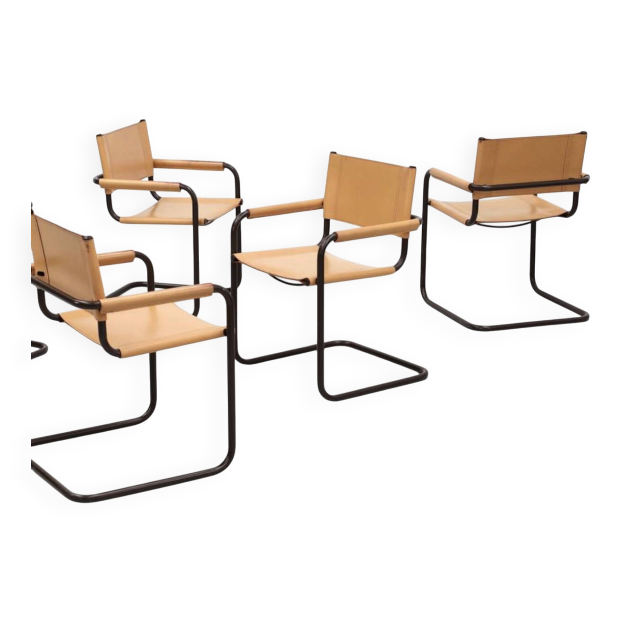 Lot 4 fauteuils Breuer B34