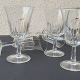 Set de verres à vin blanc 60's