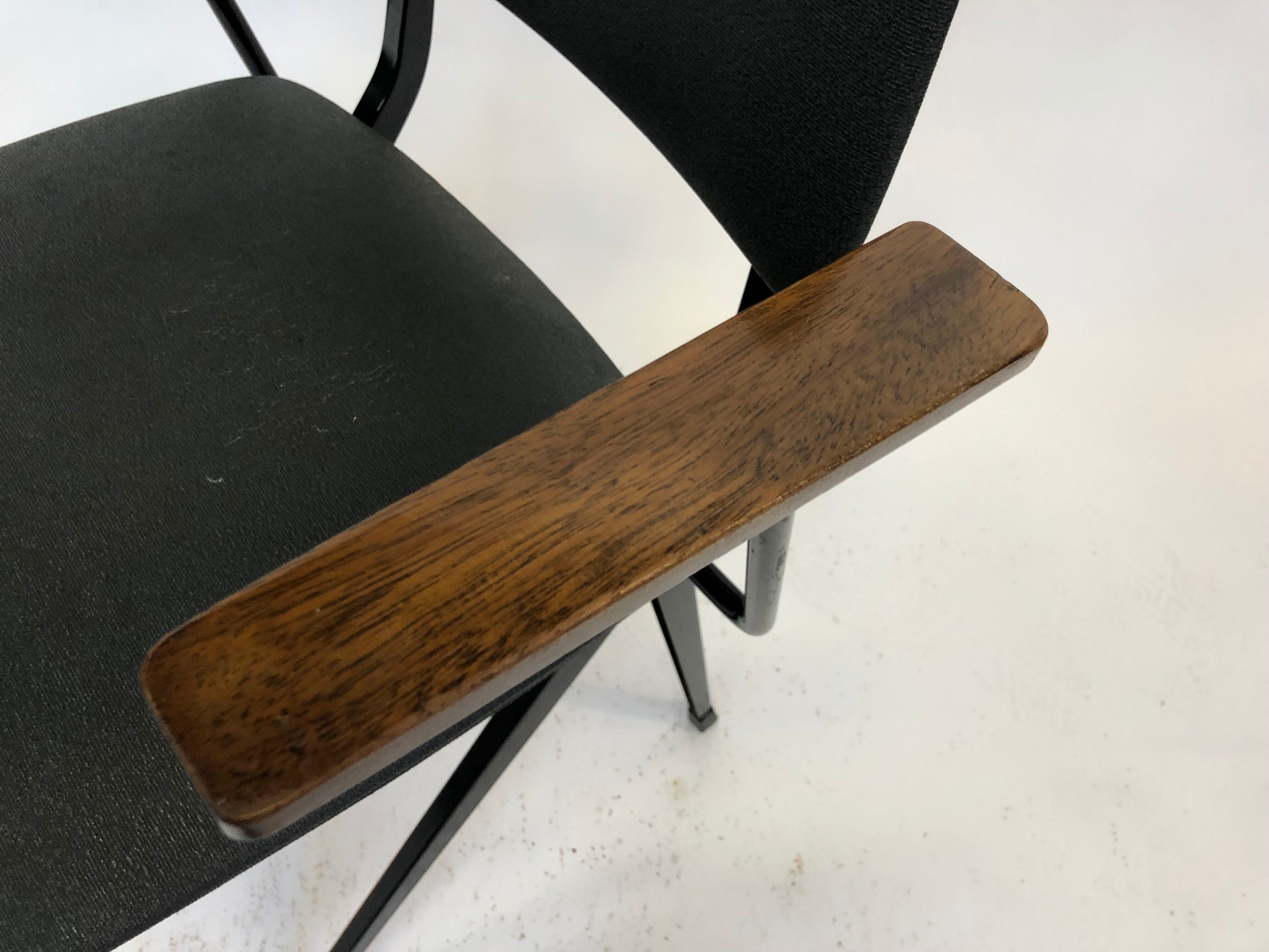 Armrest upholstery in skai industrial chair Marko Holland