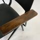 Armrest upholstery in skai industrial chair Marko Holland
