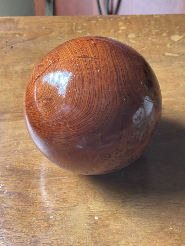 Rare wood decoration ball