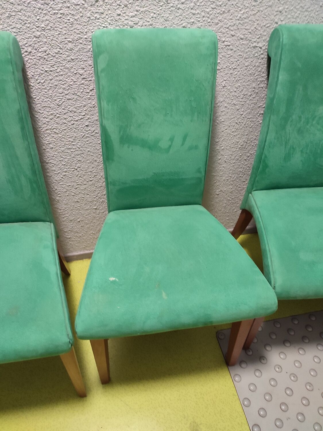 4 chaises Cattelan vintage Italie