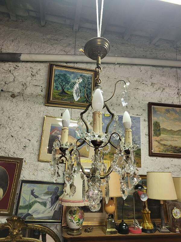 3-bulb tassel chandelier no. 20