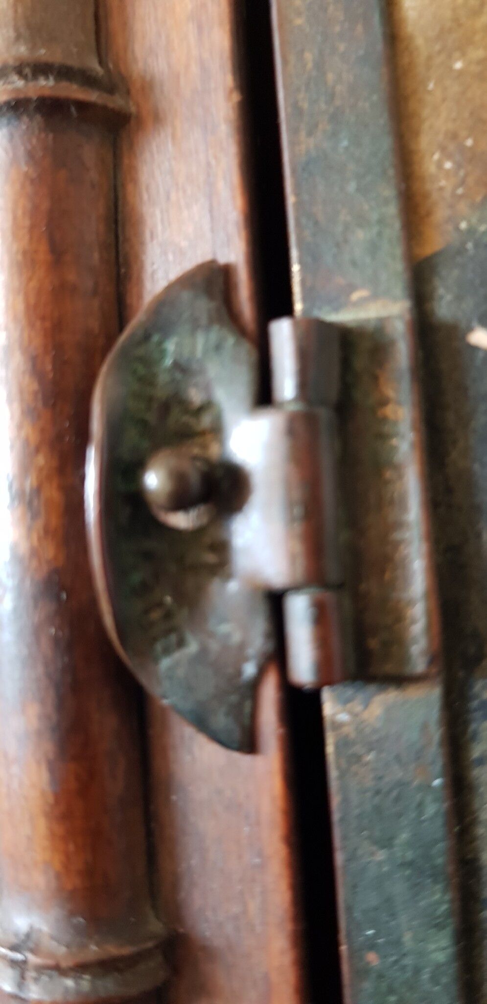 Asian Barber triptych mirror 33x33cm