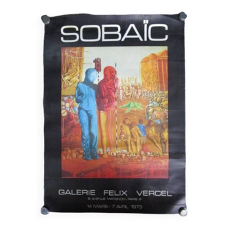 Affiche d'exposition/ De galerie. SOBAIC  - originale 1973