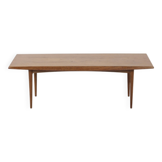 Table basse en noyer « Gordon Russell » du milieu du siècle. Style vintage et moderne.