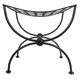 Pair of curule stools - Wrought iron - Vintage 20th century Excellent condition