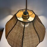 Rattan flower suspension
