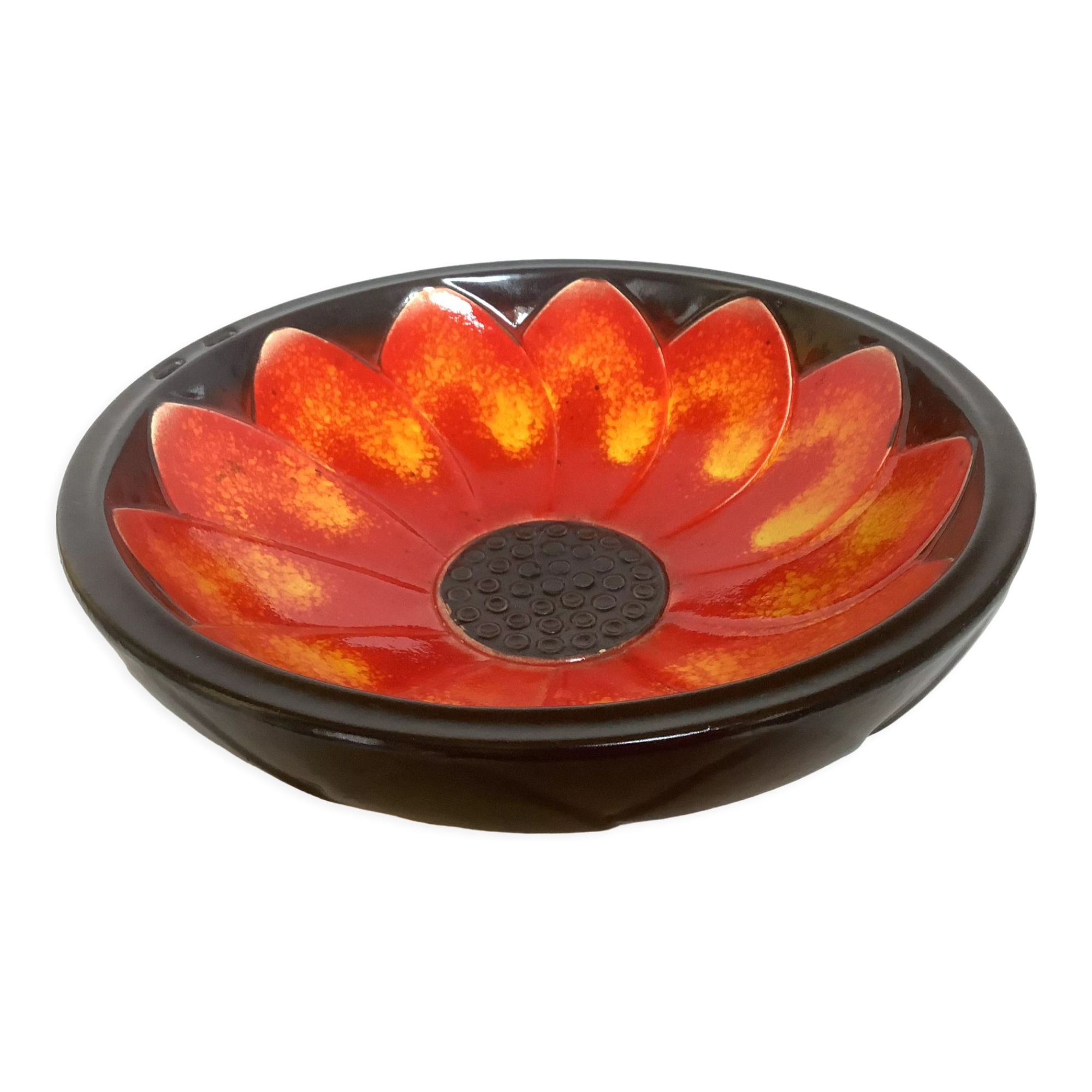 Ceramic cut dish bay keramik W Germany