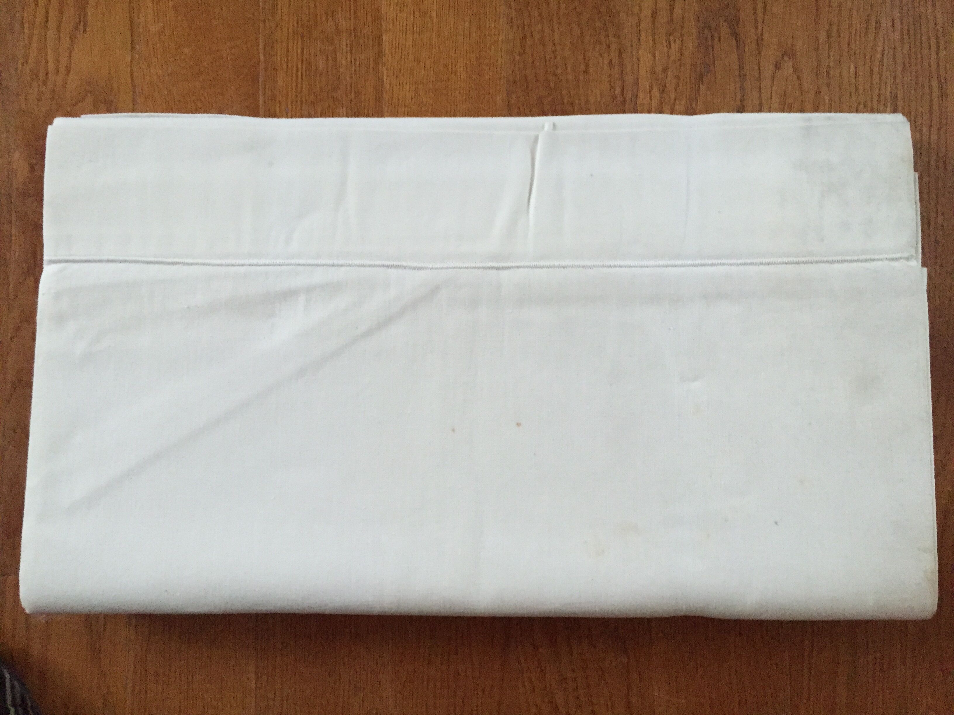 Pair of old cotton sheets 180 x 290 cm