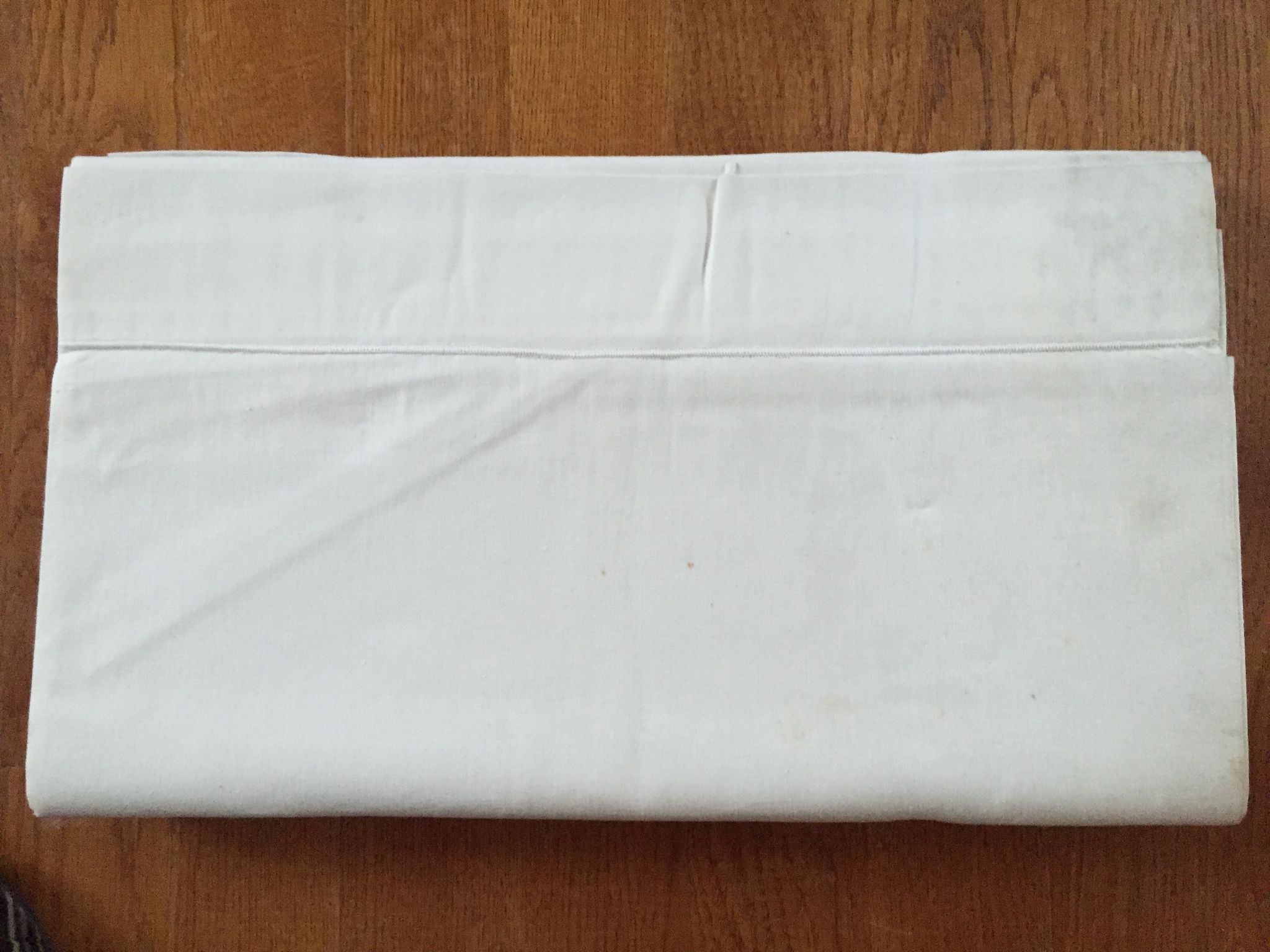 Pair of old cotton sheets 180 x 290 cm