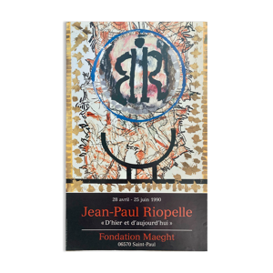 Affiche de Jean Paul Riopelle pour
