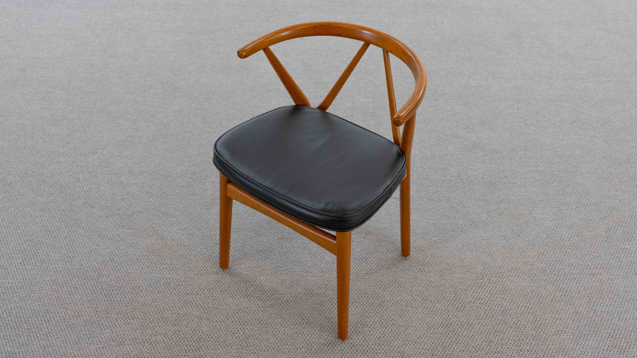 Fauteuil modèle 255 de Henning Kjaernulf pour Bruno Hansen