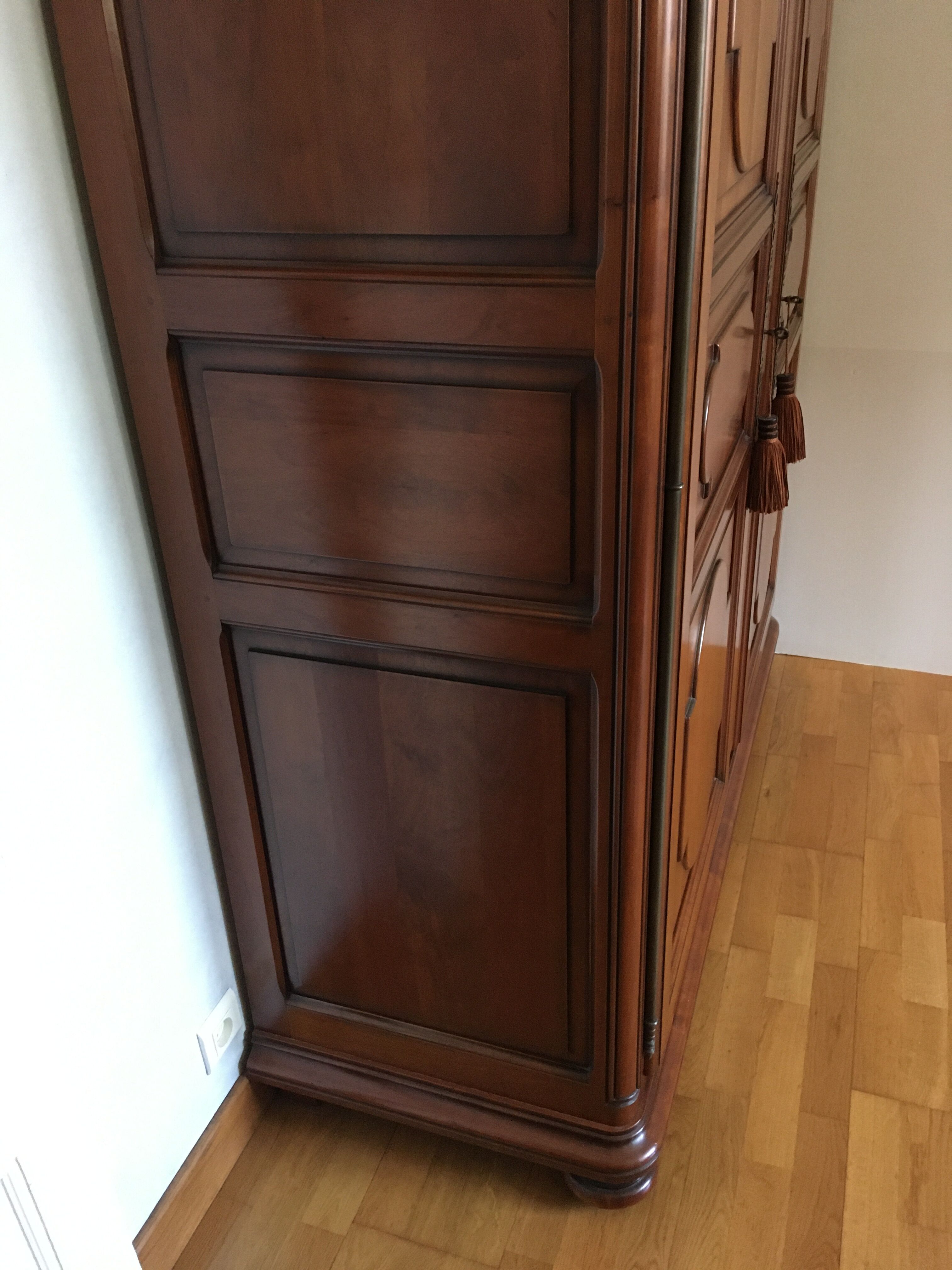 Solid cherry cabinet