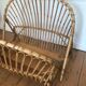 Rattan basket bed