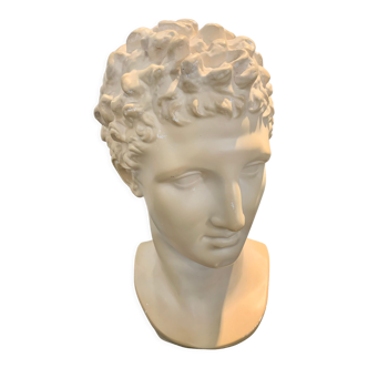 Buste plâtre Hermès d’Olympie