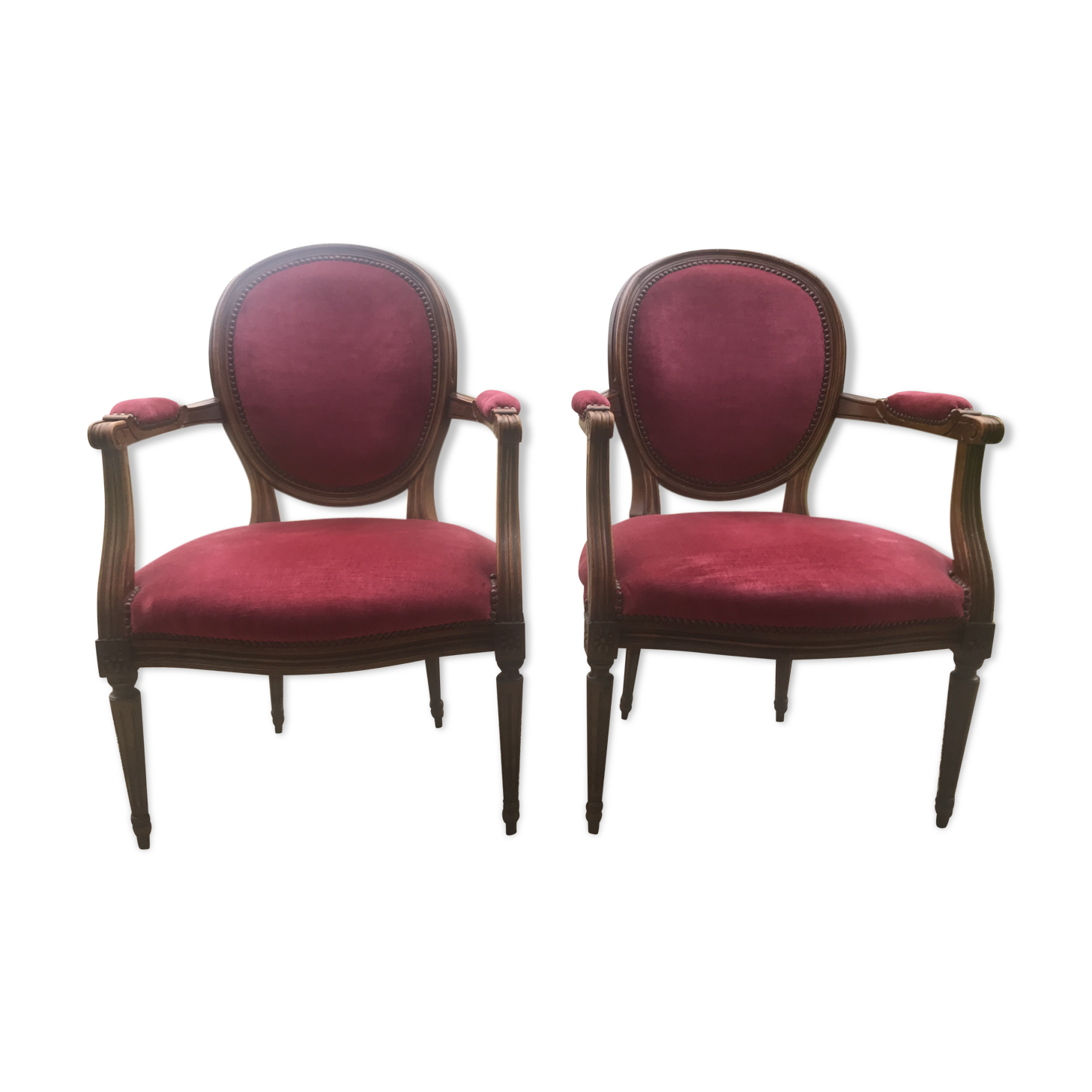 Pair of Louis XVI chairs