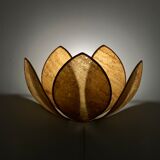 Vintage lotus sconce