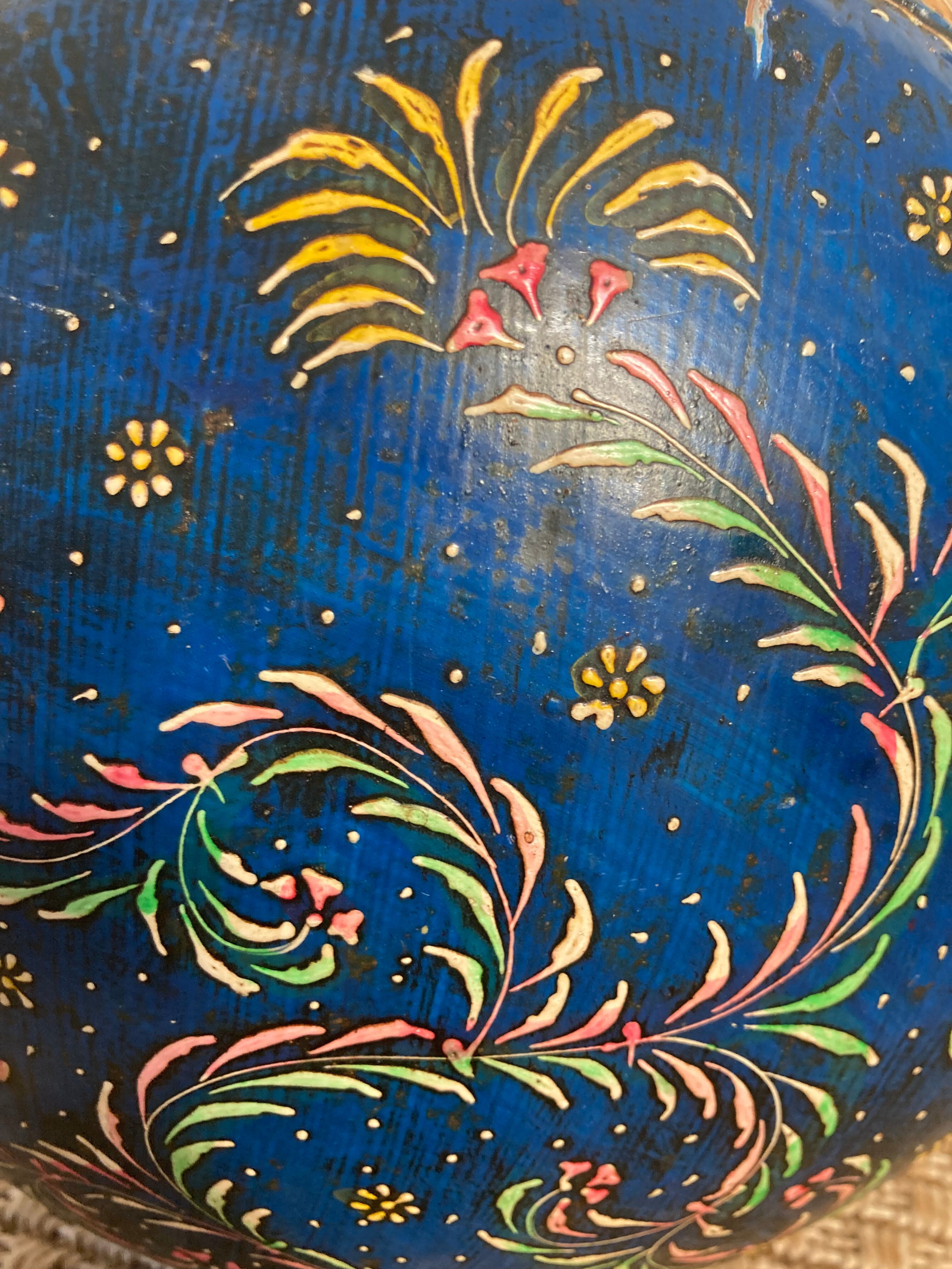 Gourde indienne en métal