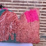 Magnifique coussin Kilim berbère vintage du Maroc