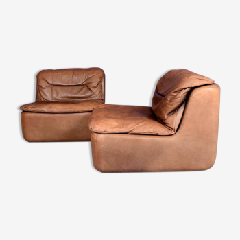 2 Chauffeuses modulables de Friedrich Hill pour la collection Walter Knoll 1970