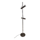 Vintage chrome metal floor lamp - 1970