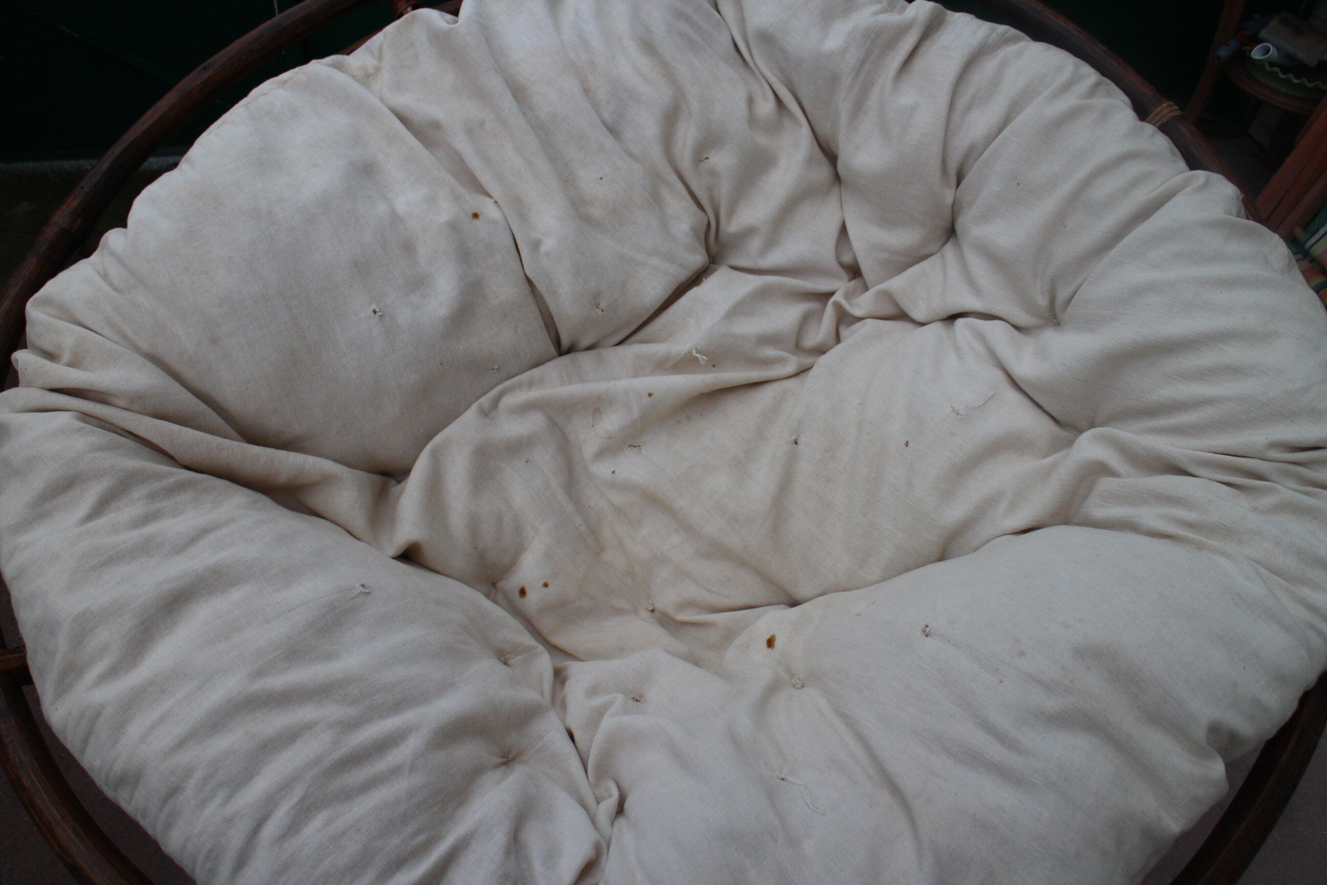 Vintage rattan easy chair