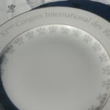 Set of Three Flat Plates of the XIth Congress of the Relais et Chateaux in Amsterdam 1985.