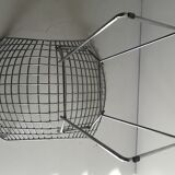 Harry Bertoia chrome wire chairs, Knoll edition
