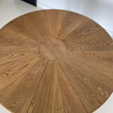 Handcrafted vintage round dining table