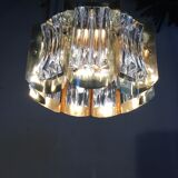 Art deco brass chandelier