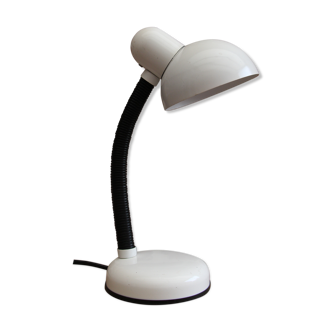 70's white veb narva desk lamp