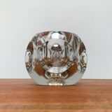 Vintage German glass table lamp by Peill & Putzler.