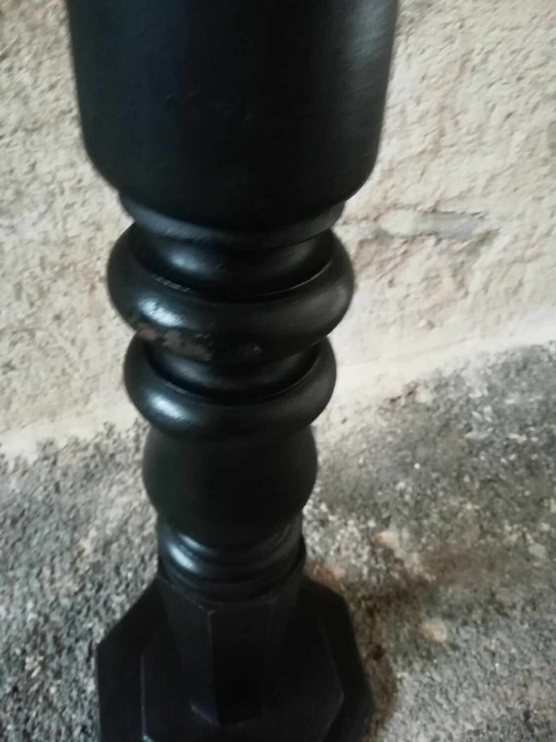 Colonne selette en bois